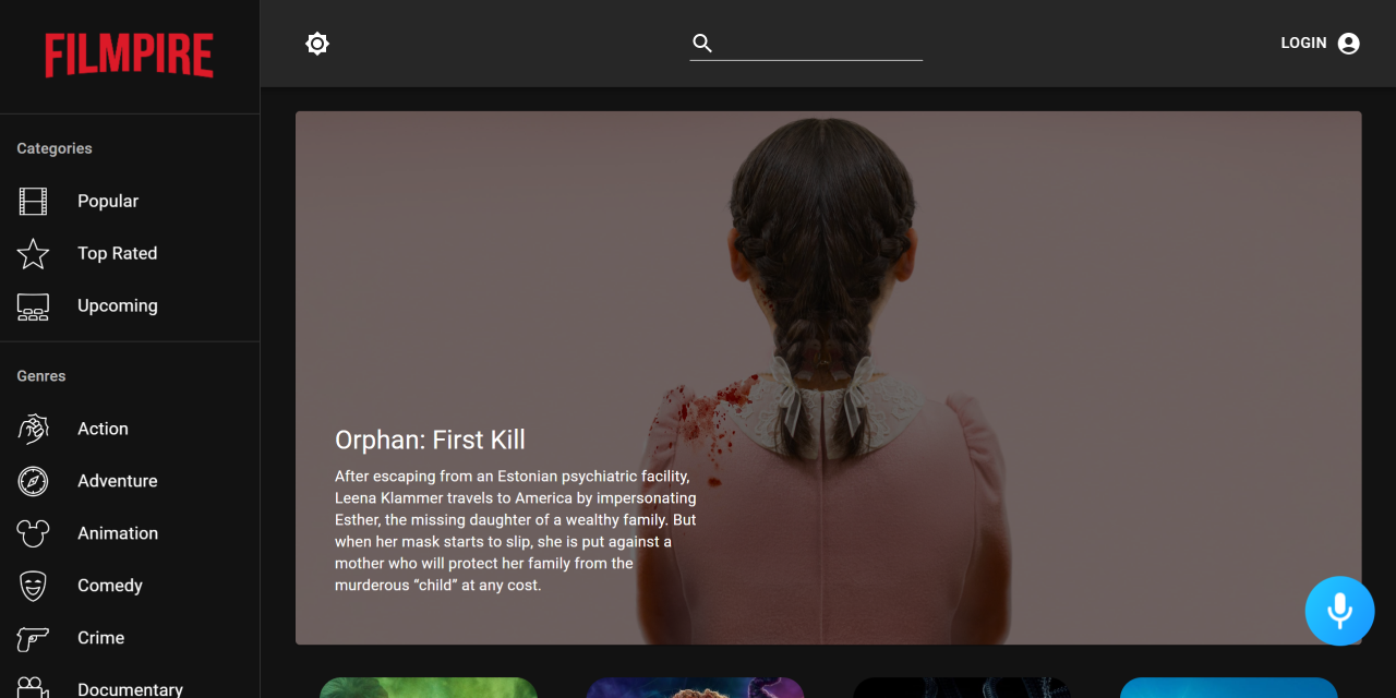Trending movies and TV shows available on Filmpire